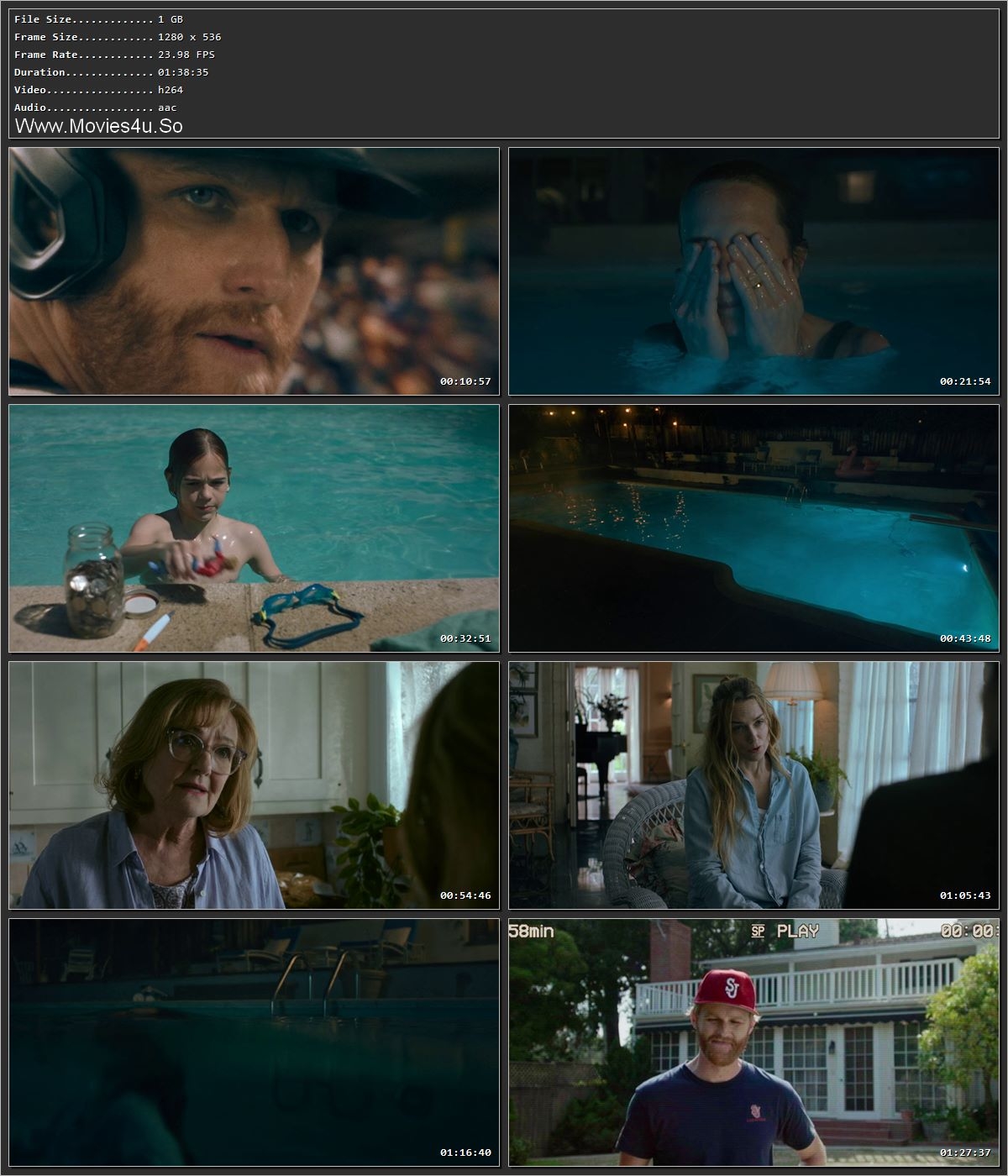 Download Night Swim (2024) Hindi Dual Audio HDRip 720p 480p Filmygod